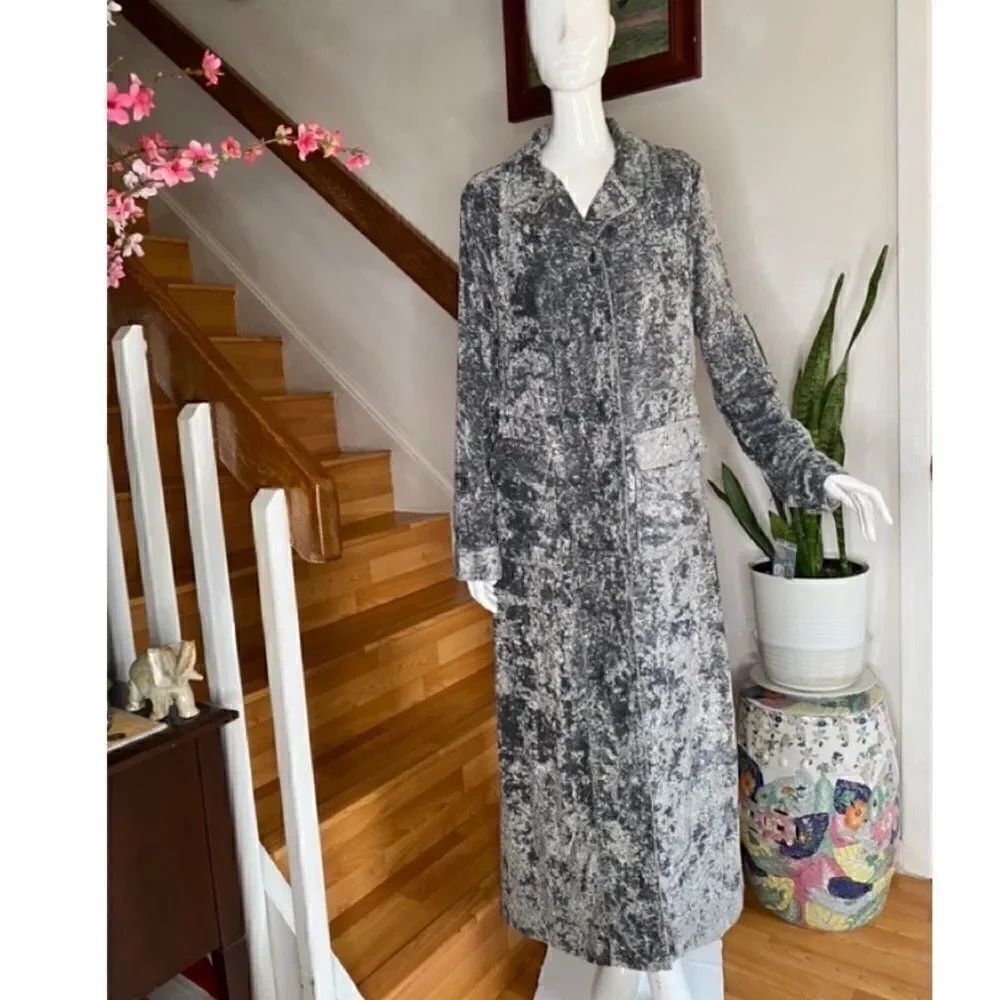 FREE PEOPLE- Soho Velvet Duster - Picture 3 of 6
